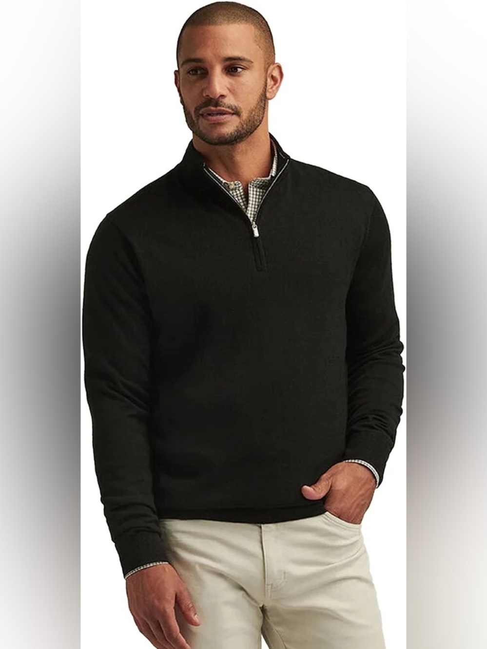 Peter Millar Autumn Crest 1/4 Zip
Merino wool Golf Sweater , sz : XL
